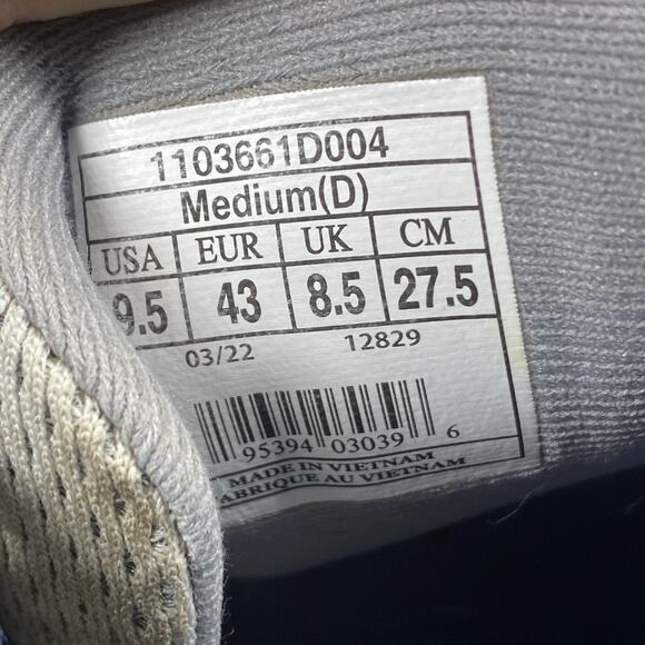 Brooks Adrenaline GTS 22 Mens Gray Blue Size 9.5 Running Shoes 1103661D004 - Picture 11 of 12